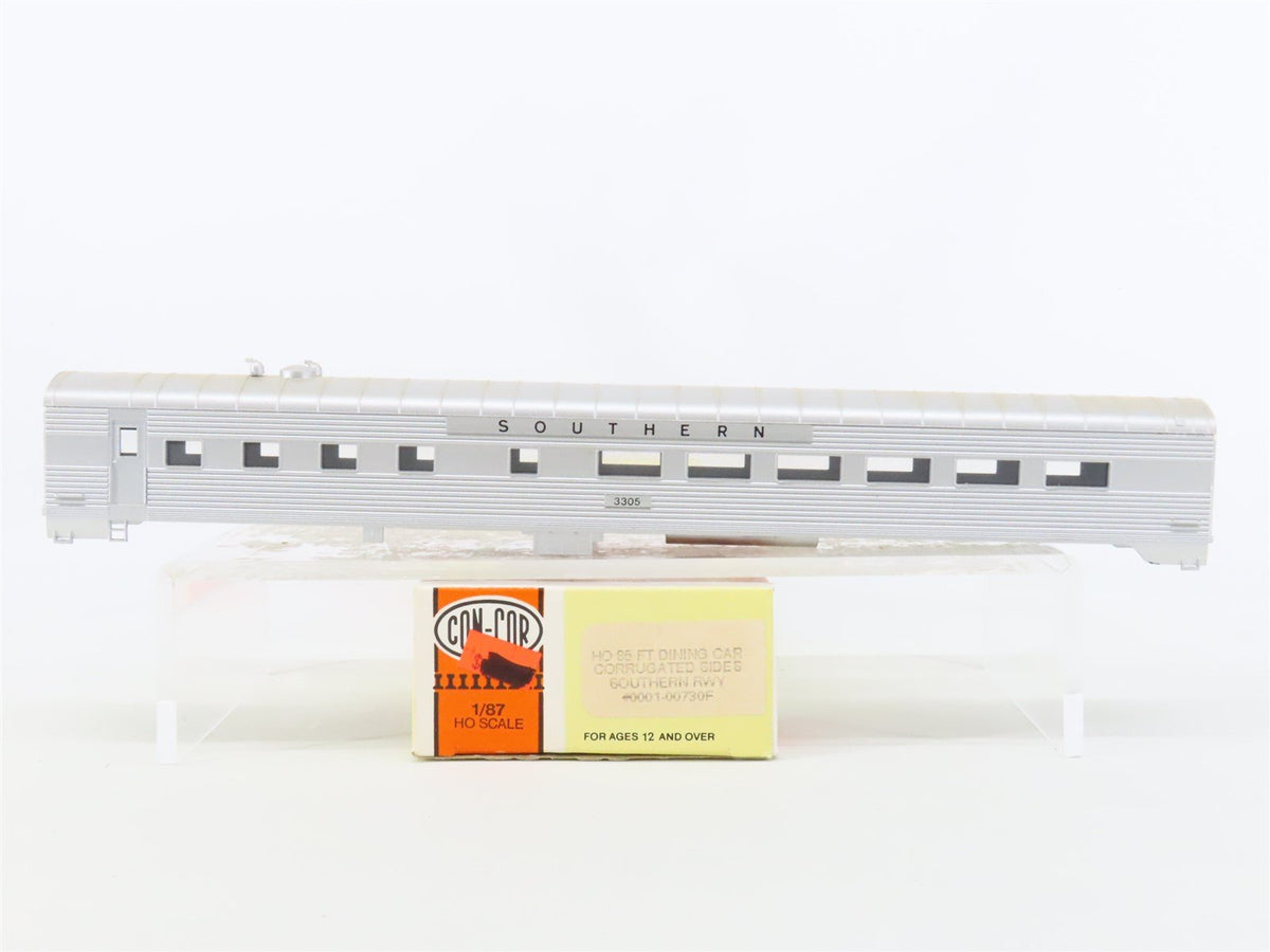HO Scale Con-Cor Kit 0001-00730F SOU Southern 85&#39; Dining Passenger Car #3305