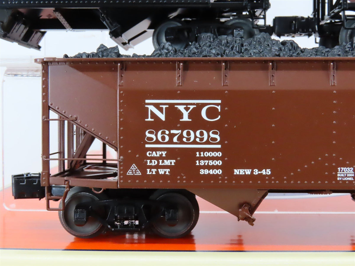 O 3-Rail Lionel Century Club II 6-31726 &quot;Pennsylvania Coal Train&quot; Freight 6-Pack