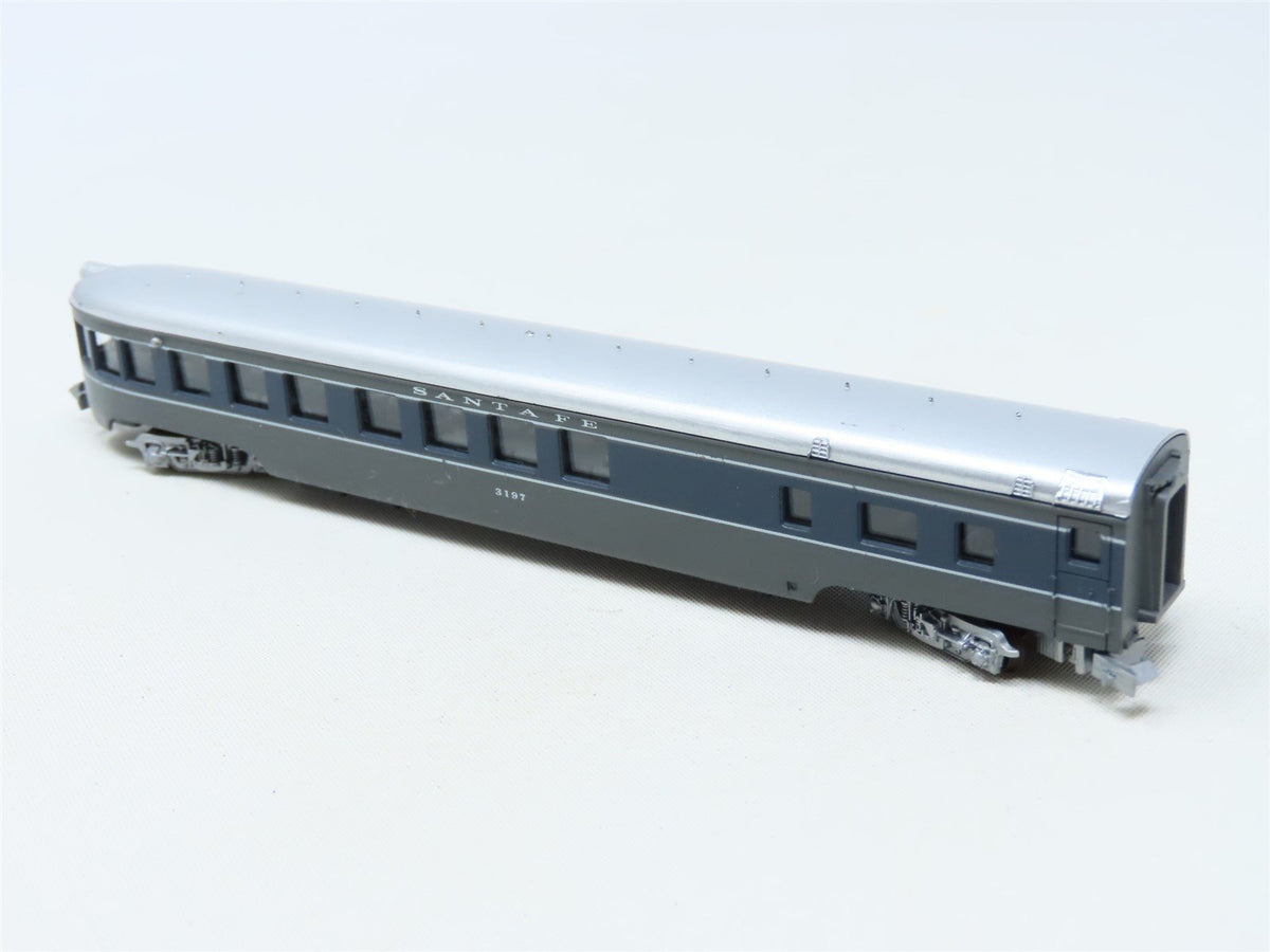 N Scale Con-Cor 0001-04042C ATSF Santa Fe &#39;Scout&#39; 85&#39; Observation Passenger 3197