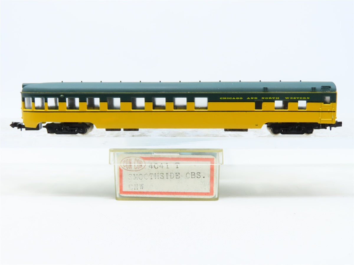 N Scale Con-Cor 4041T CNW Chicago North Western Observation Passenger