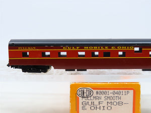 N Scale Con-Cor 0001-04011P GM&O Gulf Mobile & Ohio Pullman Passenger Car