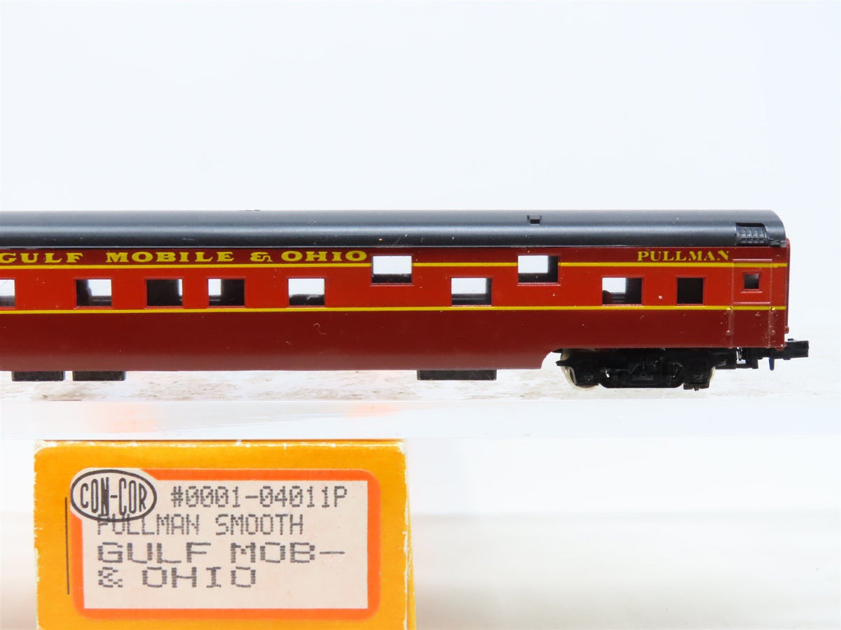 N Scale Con-Cor 0001-04011P GM&amp;O Gulf Mobile &amp; Ohio Pullman Passenger Car