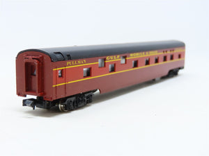 N Scale Con-Cor 0001-04011P GM&O Gulf Mobile & Ohio Pullman Passenger Car