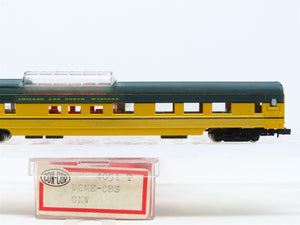 N Scale Con-Cor 4051T CNW Chicago North Western Dome Observation Passenger