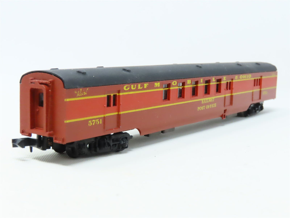 N Scale Con-Cor 4031P GM&amp;O Gulf Mobile &amp; Ohio RPO Passenger #5751