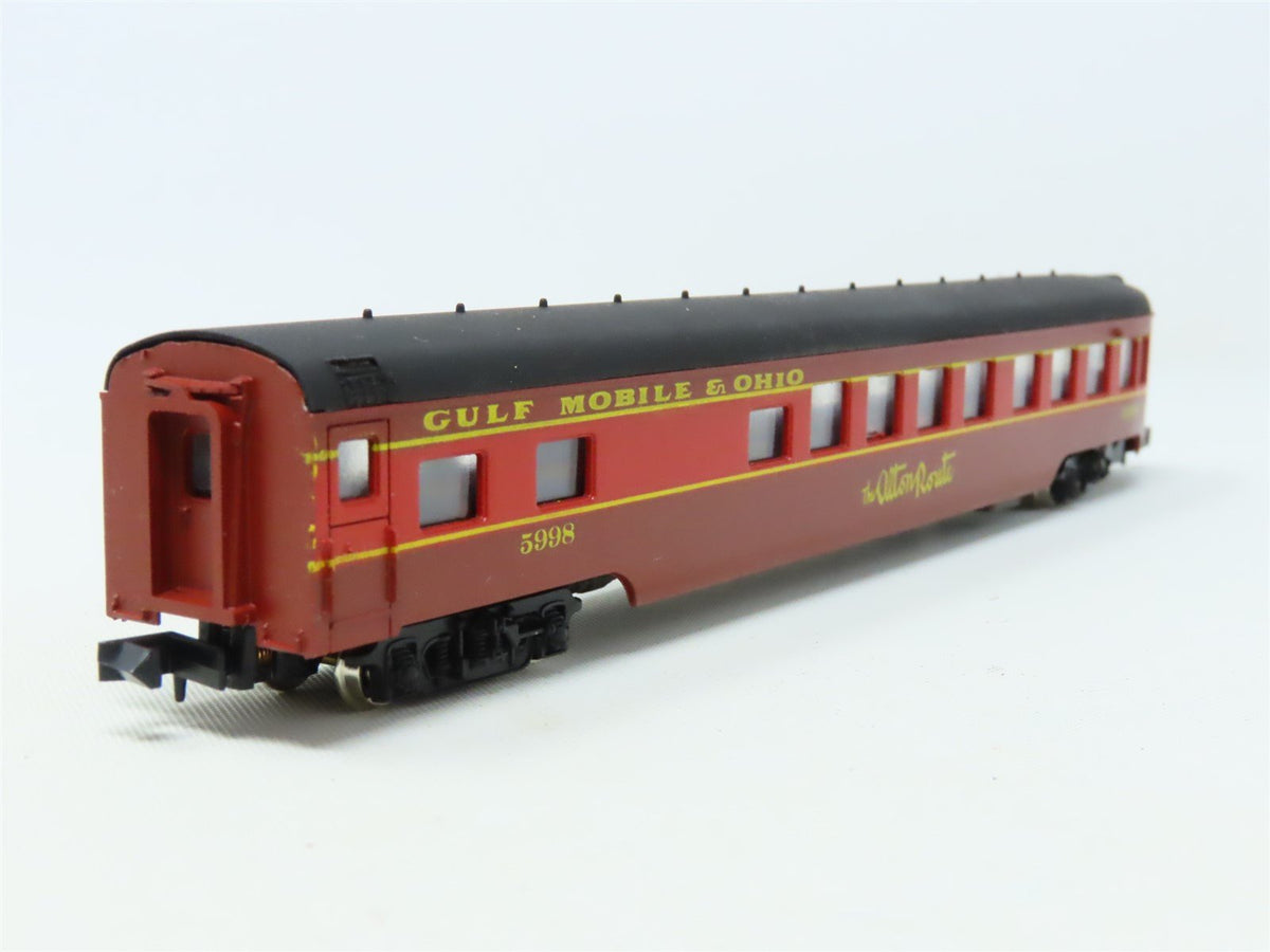 N Scale Con-Cor 4041P GM&amp;O Gulf Mobile &amp; Ohio Observation Passenger #5998