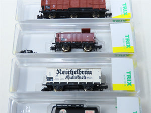 N Scale Minitrix 15418 DB/DR German Era III Freight Cars 4-Pack