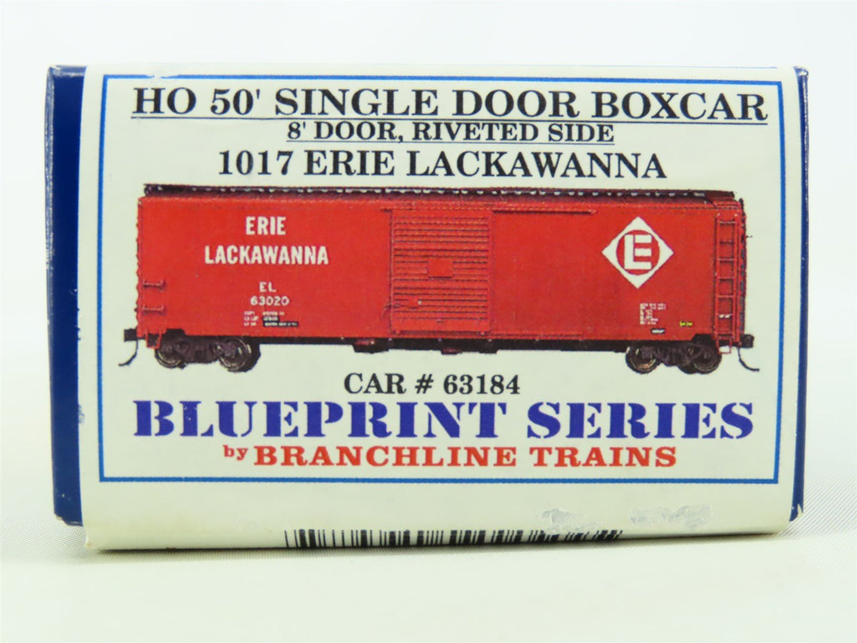 HO Branchline Blueprint Series 1017 EL Erie Lackawanna 50&#39; Box Car #63184 Kit