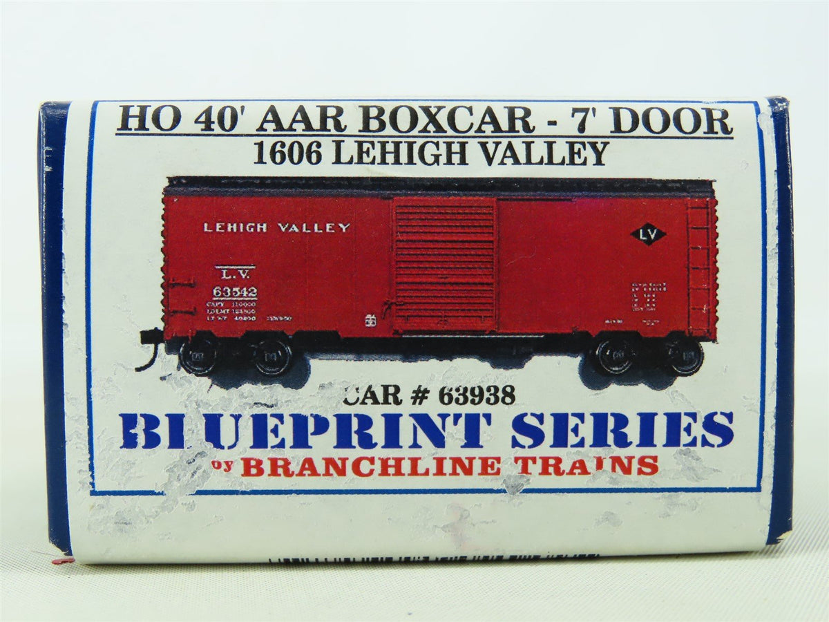 HO Branchline Blueprint Series 1606 LV Lehigh Valley 40&#39; Box Car #63938 Kit