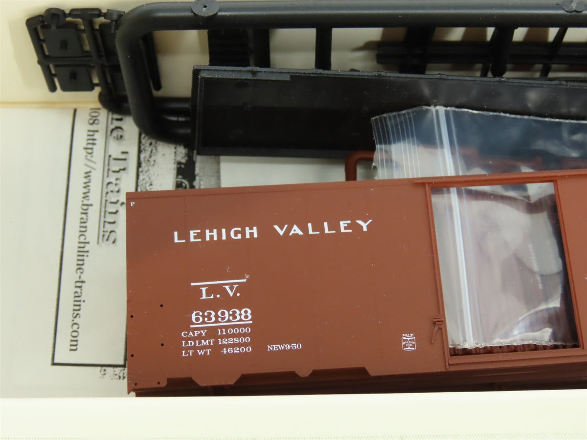 HO Branchline Blueprint Series 1606 LV Lehigh Valley 40&#39; Box Car #63938 Kit