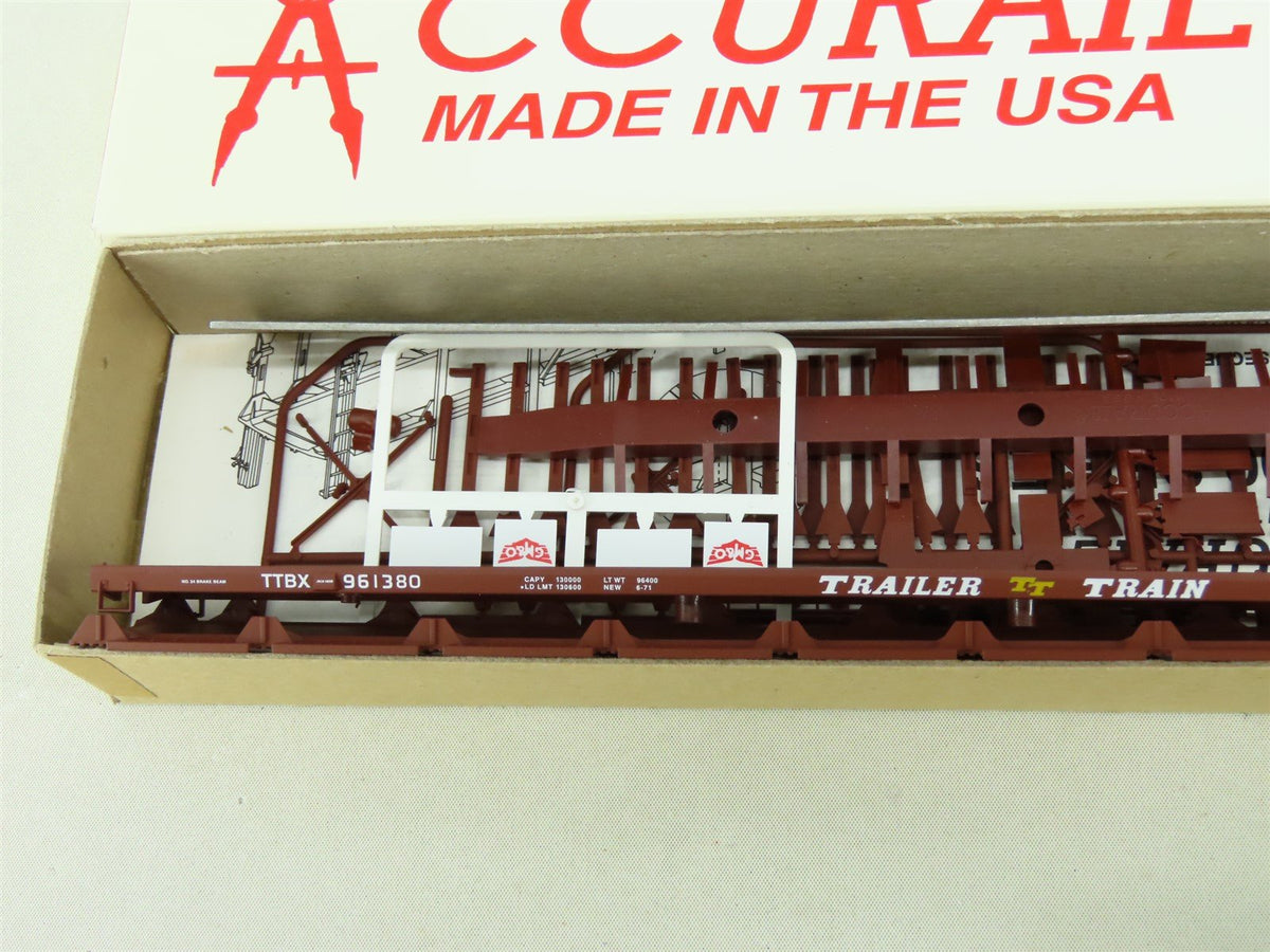 HO Accurail 9212 TTRX GM&amp;O Gulf Mobile &amp; Ohio Bi-Level Auto Rack #961380 Kit