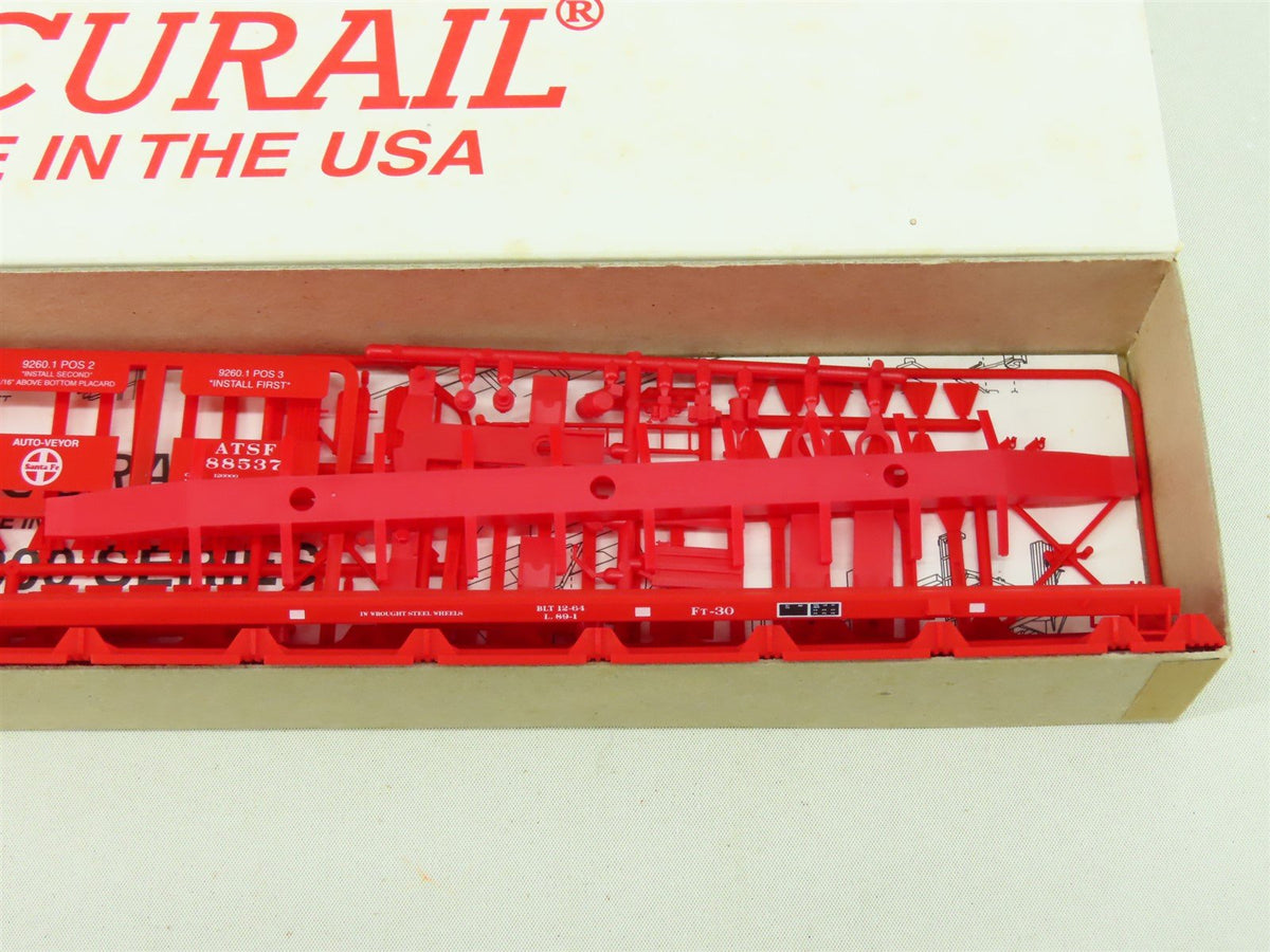 HO Scale Accurail 9260-1 ATSF Santa Fe Bi-Level Auto Rack #88537 Kit