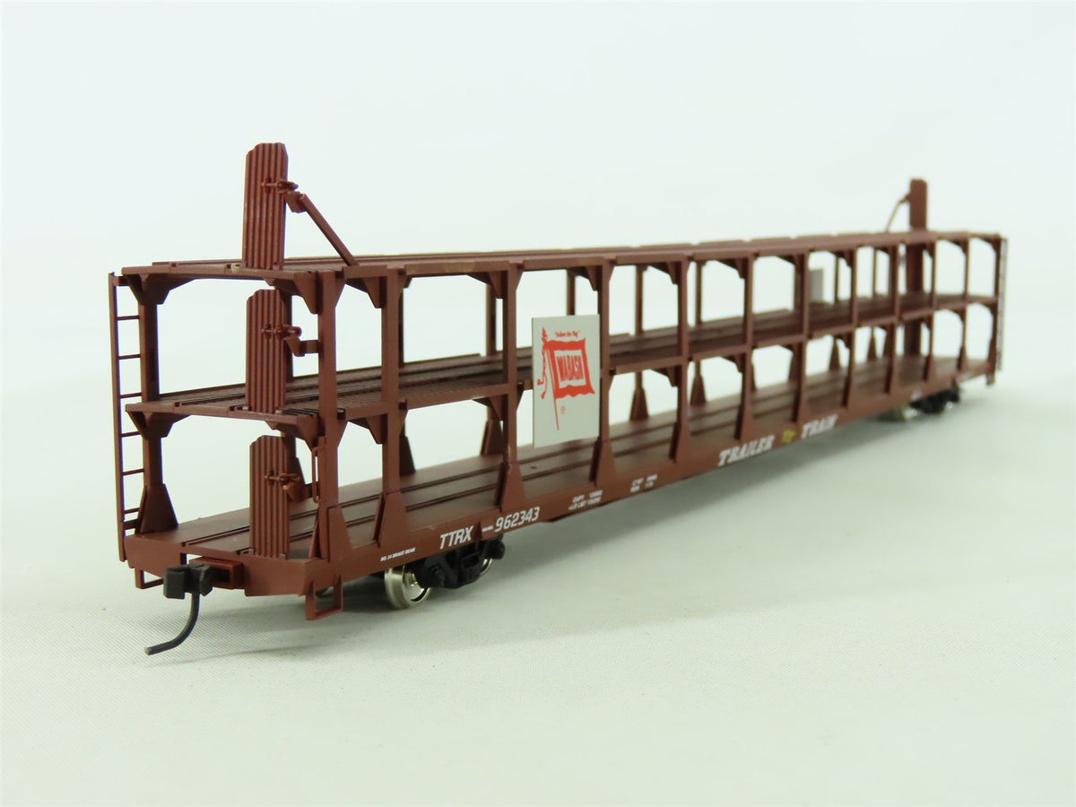 HO Scale Accuready 99308 TTRX WAB Wabash Tri-Level Open Auto-Rack #962343