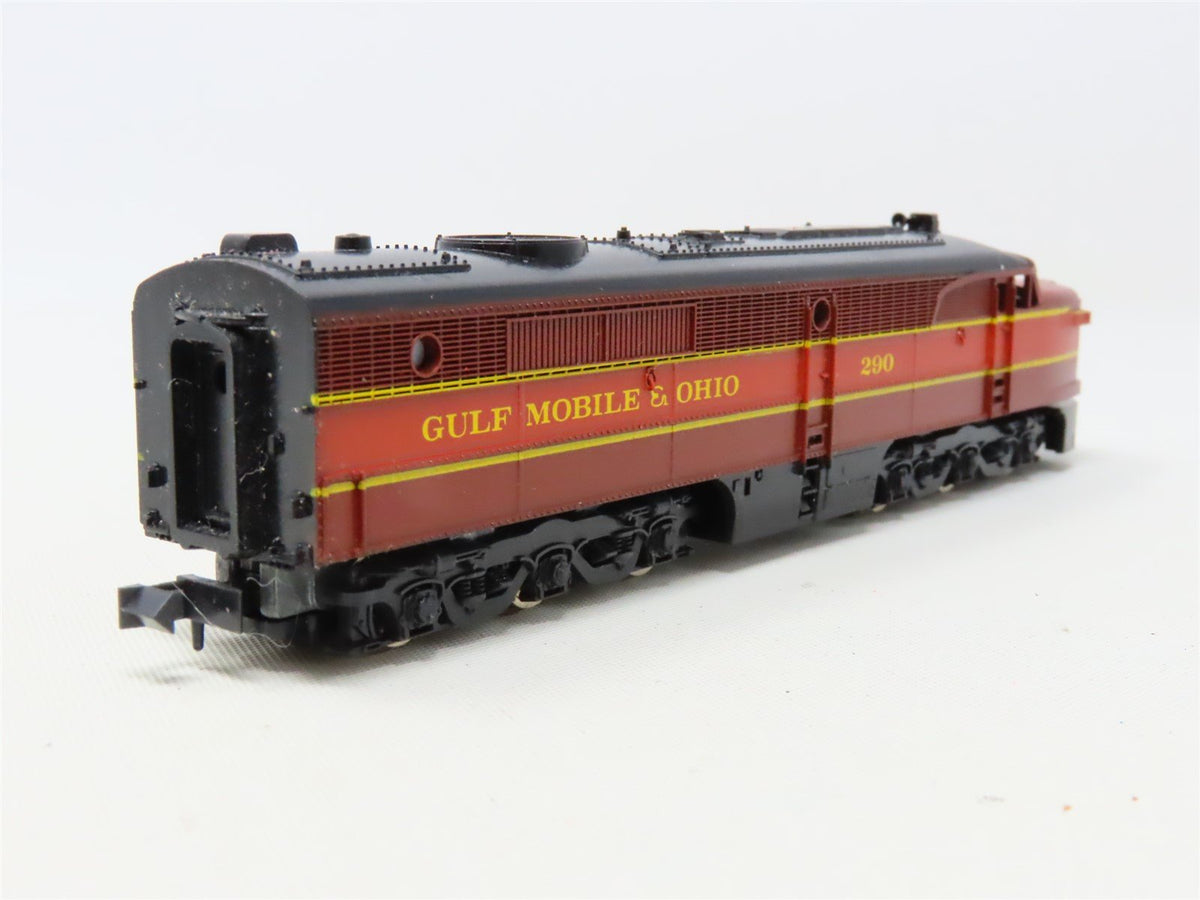 N Scale Con-Cor GMO Gulf Mobile &amp; Ohio PA/B Diesel Locomotive Set