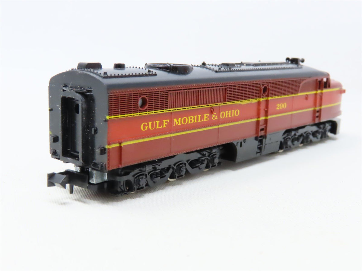 N Scale Con-Cor 0001-02061K GMO Gulf Mobile &amp; Ohio PA-1 Diesel Locomotive #290
