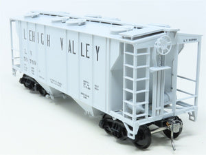 O Scale 2-Rail Weaver Bev-Bel 2122 LV Lehigh Valley 2-Bay Covered Hopper #50769