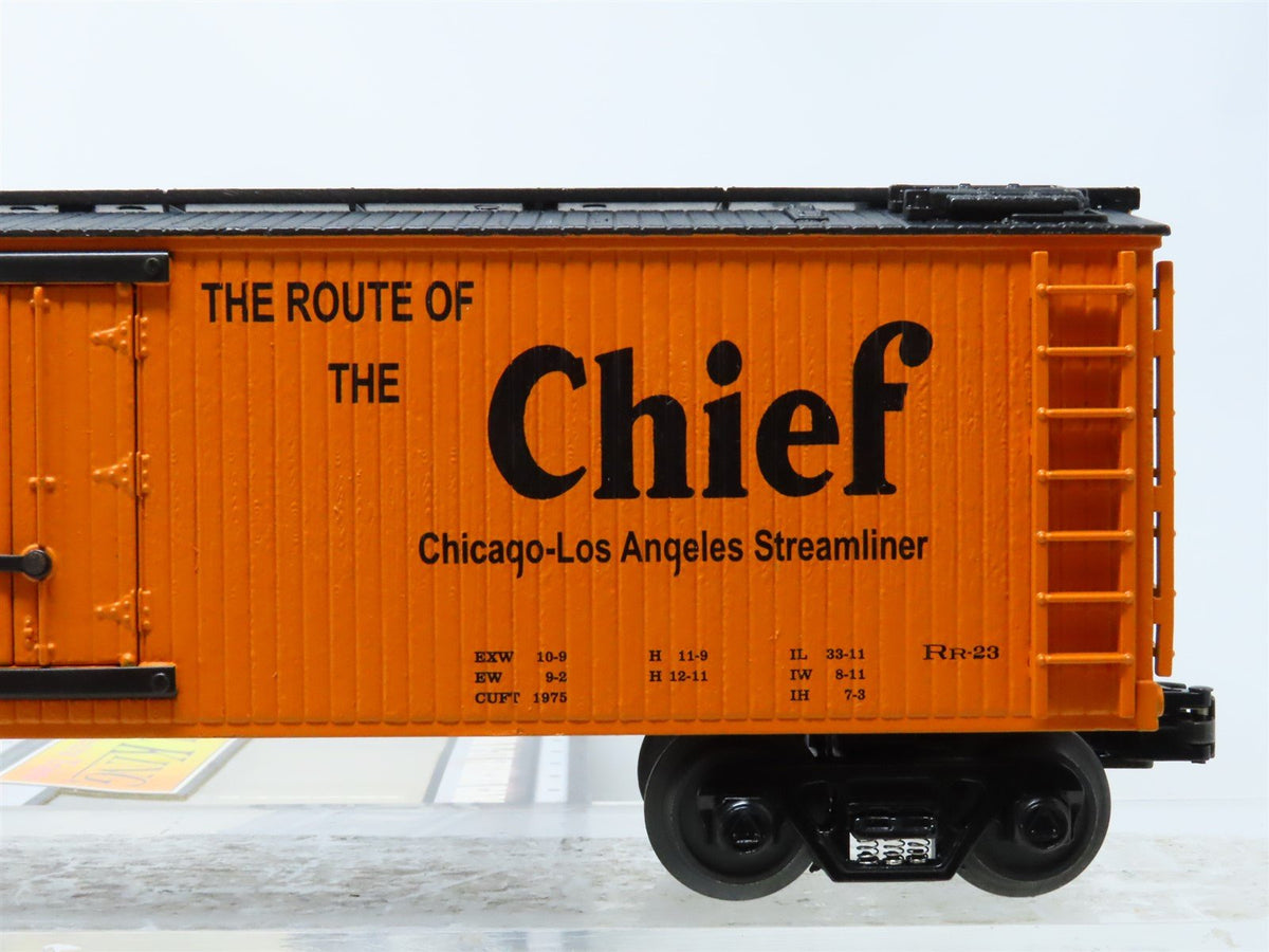 O Gauge 3-Rail MTH Rail King #30-8602 SFRD Santa Fe &quot;The Chief&quot; Reefer #33111