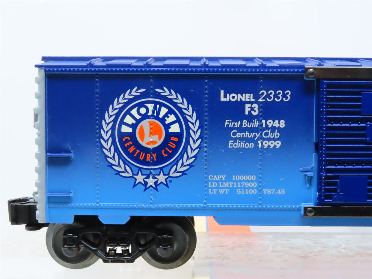 O Gauge 3-Rail Lionel Century Club 6-29248 &quot;2333 NYC EMD F3 Diesel&quot; Box Car