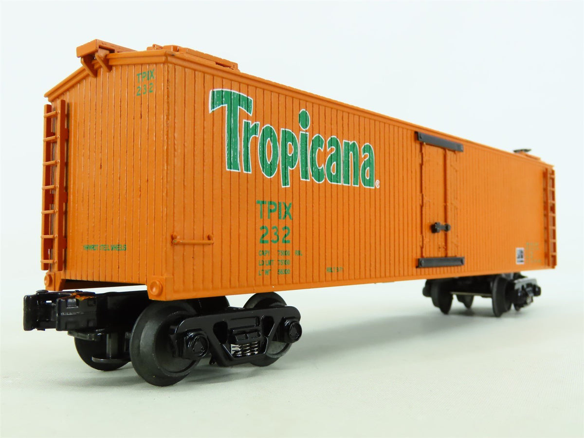 O Gauge 3-Rail MTH Rail King #30-8605 TPIX Tropicana Die-Cast Reefer #232