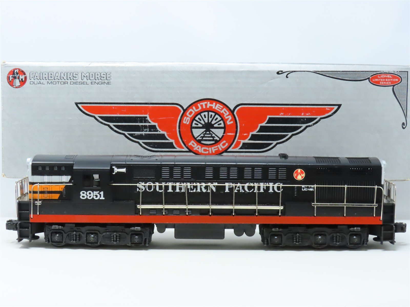 O Gauge 3-Rail Lionel 6-8951 SP "Black Widow" FM Trainmaster Diesel #8951