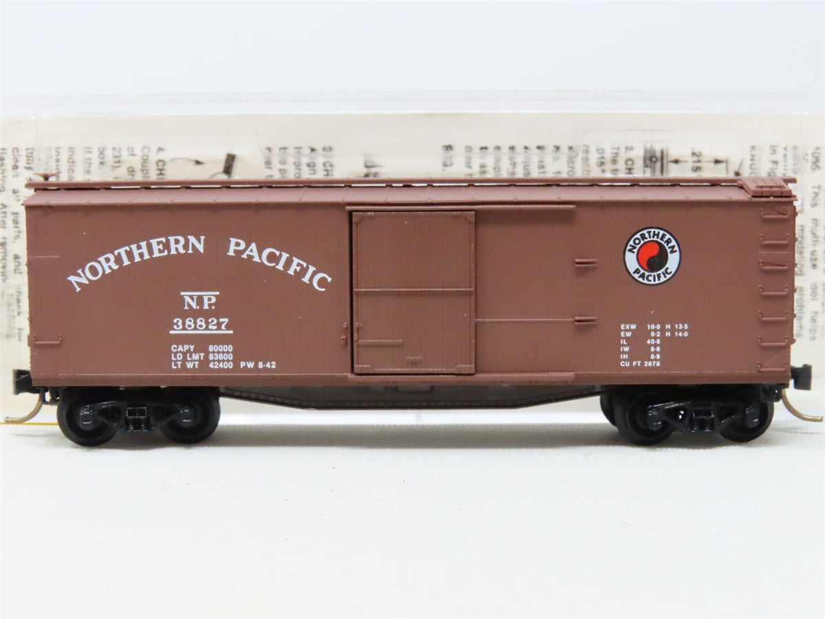 N Scale Micro-Trains MTL 39030 NP Northern Pacific 40&#39; Single Door Box Car 38827