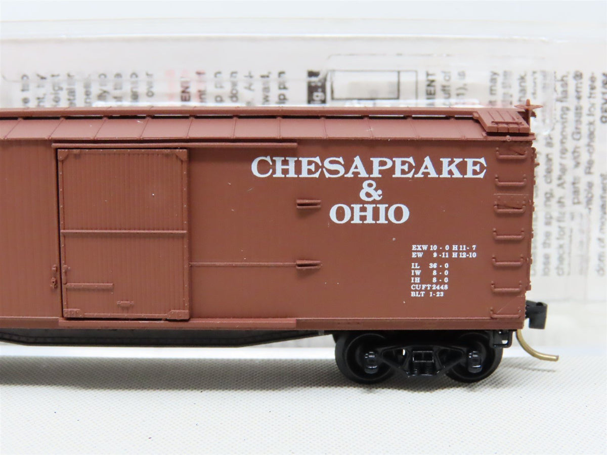 N Scale Micro-Trains MTL 39170 C&amp;O Chesapeake &amp; Ohio 40&#39; Box Car #84827