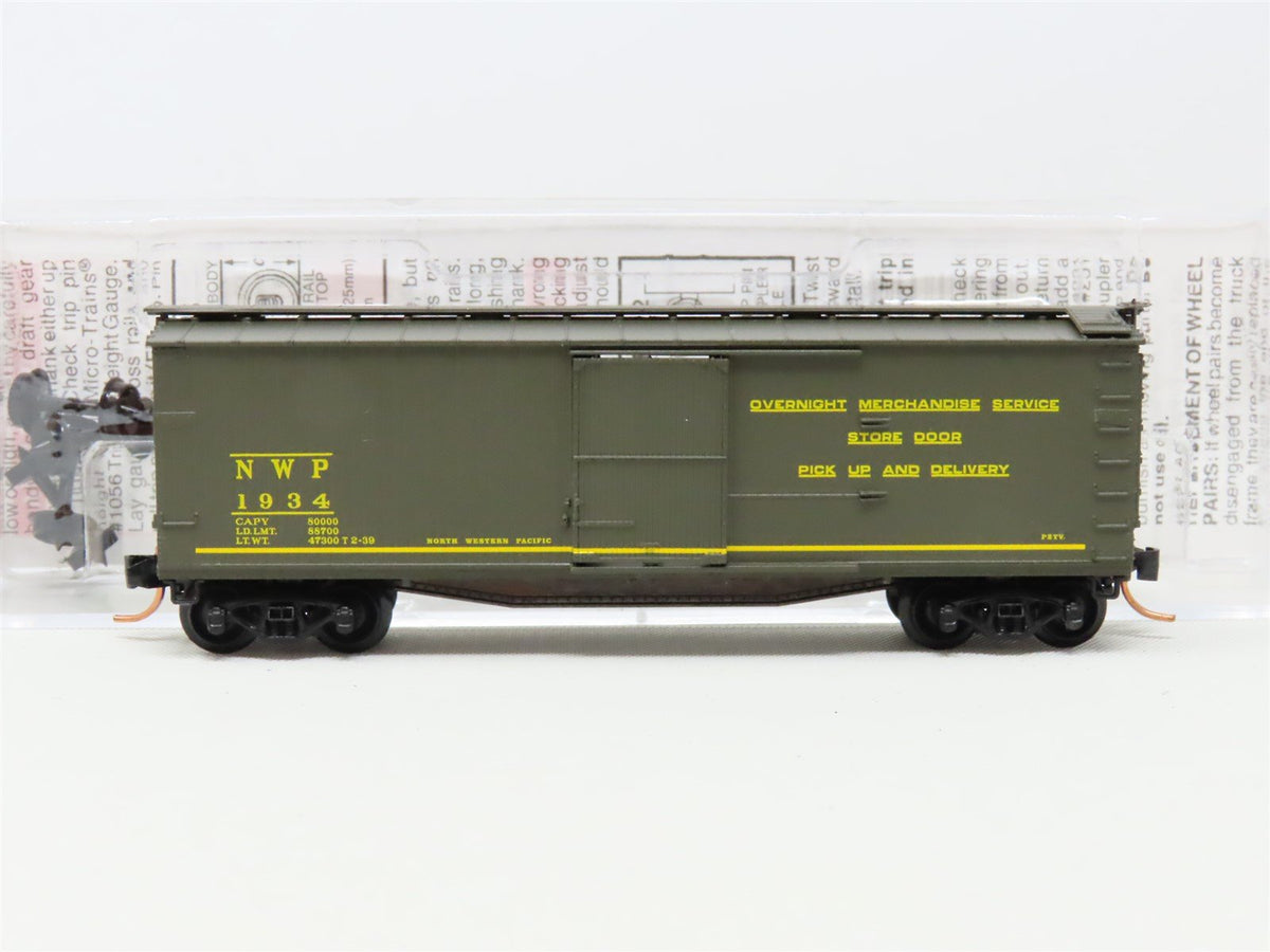 N Scale Micro-Trains MTL 39140 NWP Northwestern Pacific 40&#39; Box Car #1934
