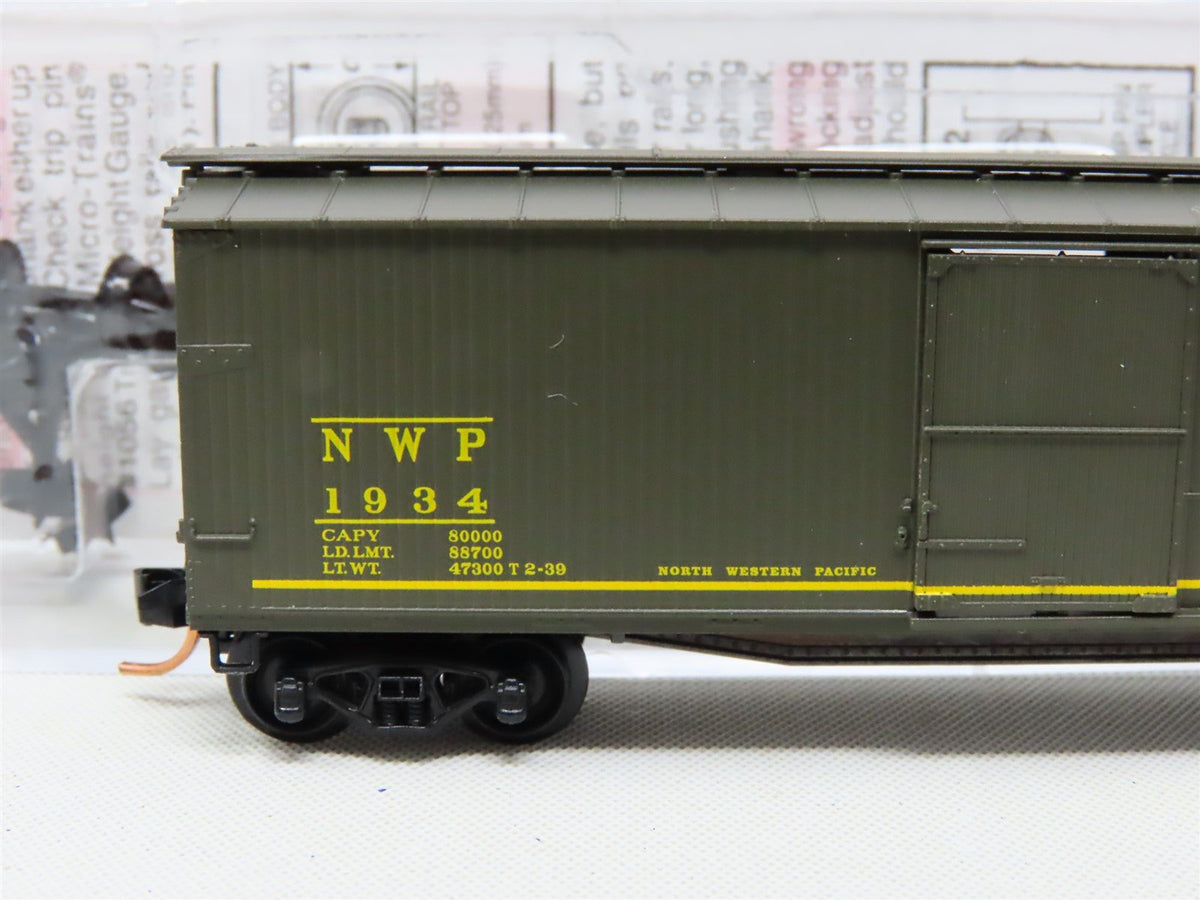 N Scale Micro-Trains MTL 39140 NWP Northwestern Pacific 40&#39; Box Car #1934