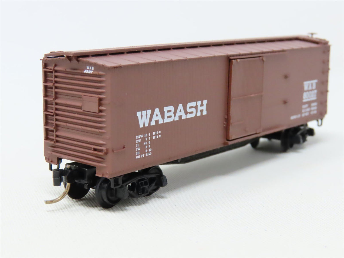 N Scale Micro-Trains MTL 39120 WAB Wabash 40&#39; Single Door Box Car #80027