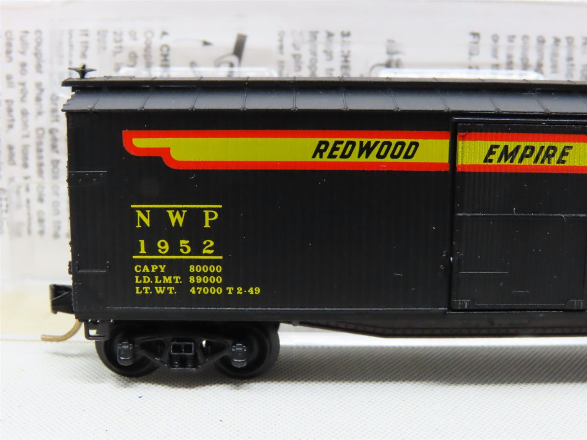 N Scale Micro-Trains MTL 39100 NWP Redwood Empire Route 40&#39; Box Car #1952