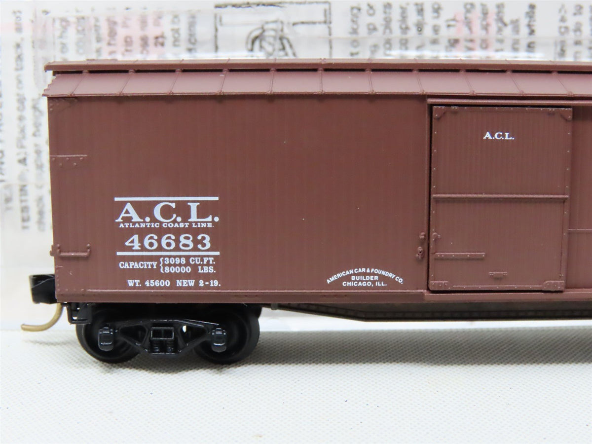 N Scale Micro-Trains MTL 39080 ACL Atlantic Coast Line 40&#39; Box Car #46683