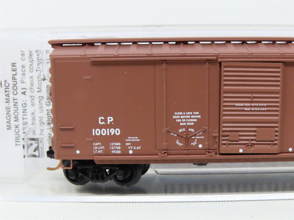 N Scale Micro-Trains MTL 02200110 CP Canadian Pacific 40&#39; Box Car #100190
