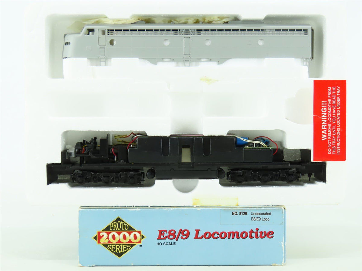 HO Scale Proto 2000 8129 Undecorated E8/9A Diesel Locomotive