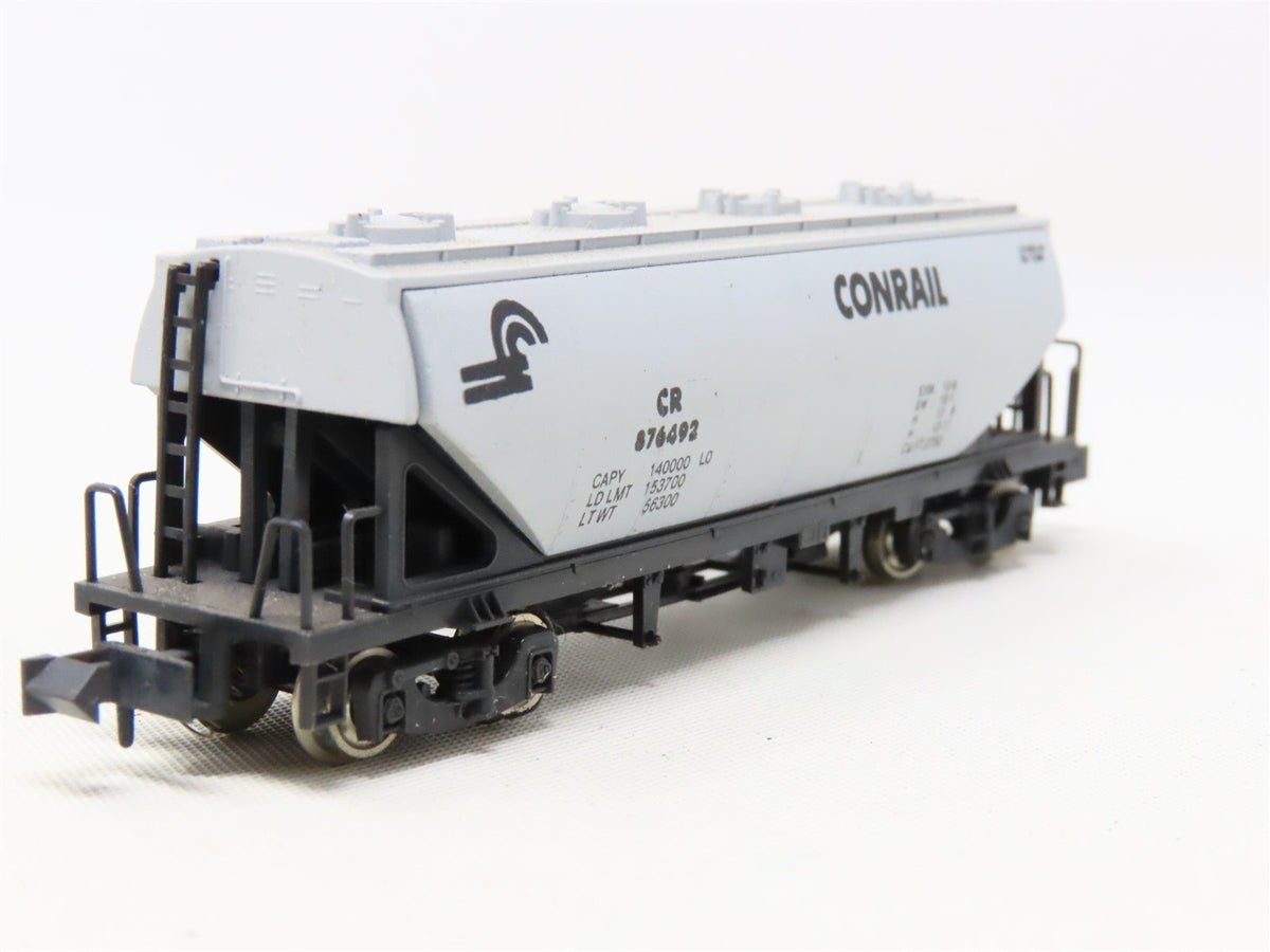 N Scale Con-Cor CR Conrail 42&#39; 2-Bay Covered Hopper #876492