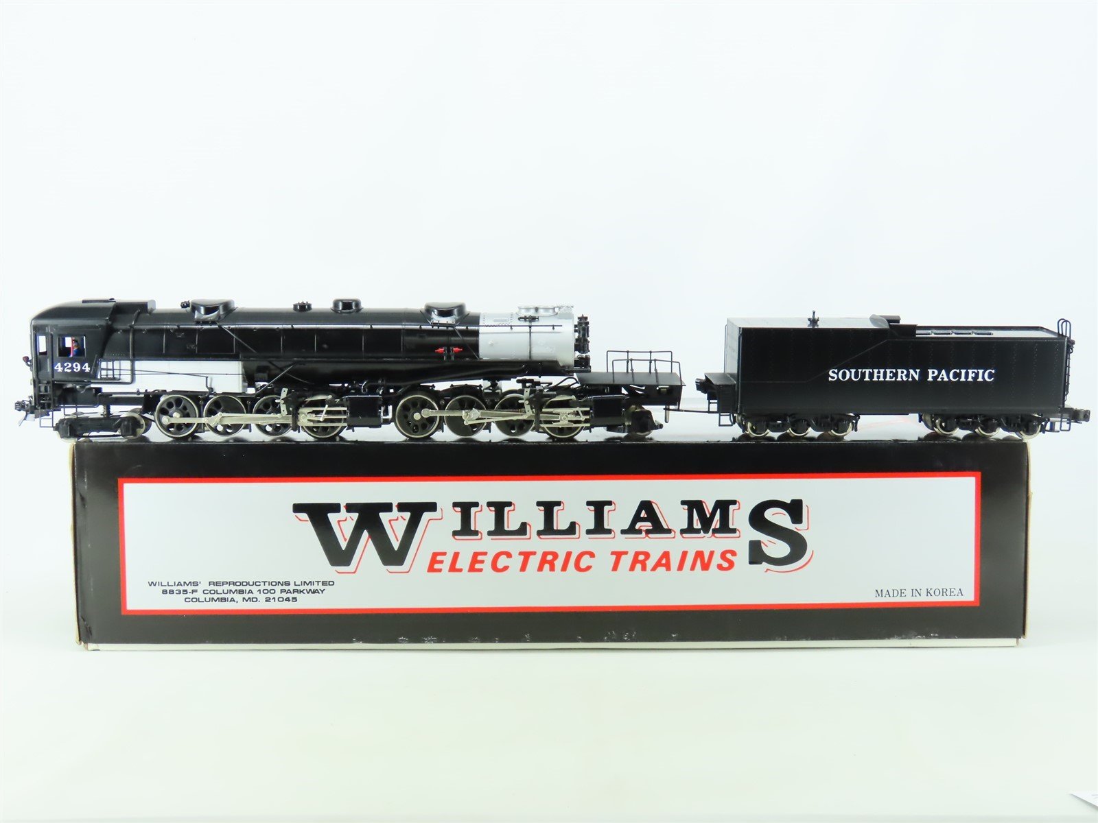 O 3-Rail Williams 7002 BRASS SP Southern Pacific 2-8-8-2 Cab Forward Steam #4294
