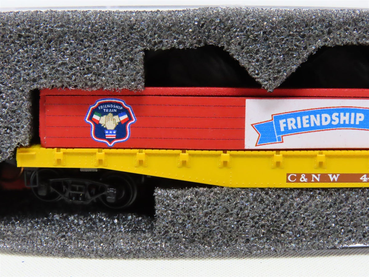 N Scale Micro-Trains MTL 04500460 CNW Friendship Train 50&#39; Flat Car #44335