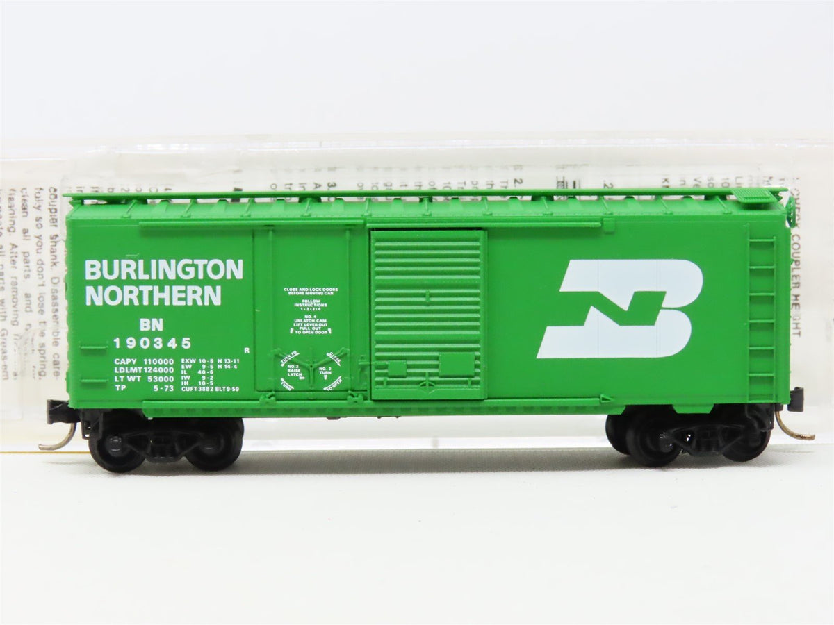 N Scale Micro-Trains MTL 22010 BN Burlington Northern 40&#39; Box Car #190345