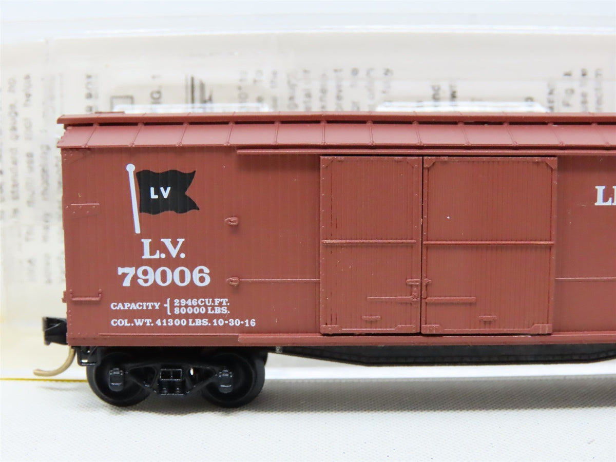 N Scale Micro-Trains MTL 43050 LV Lehigh Valley 40&#39; Automobile Box Car #79006