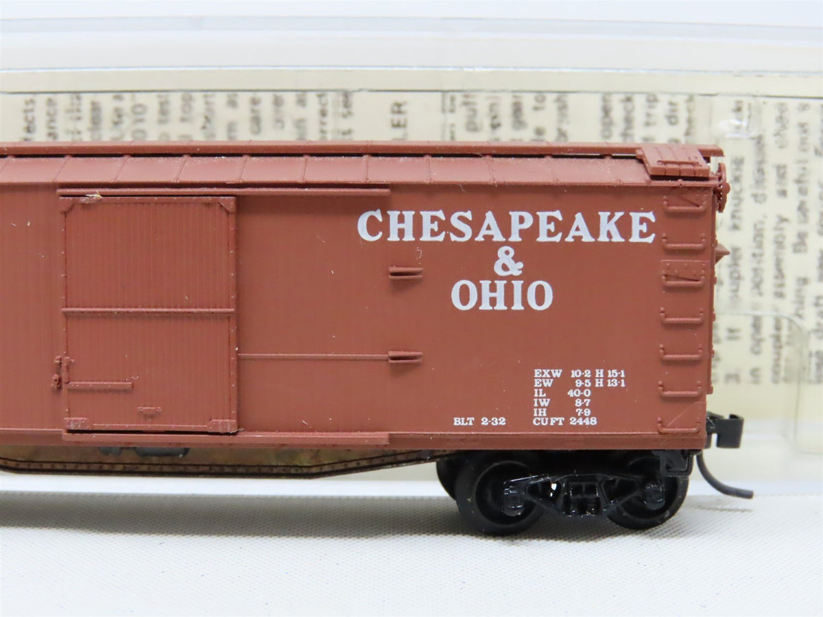 N Scale Kadee Micro-Trains MTL 20210 C&amp;O Chesapeake &amp; Ohio 40&#39; Box Car #84721