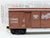 N Scale Micro-Trains MTL 29060 CB&Q Burlington 40' Outside Braced Box Car #11106