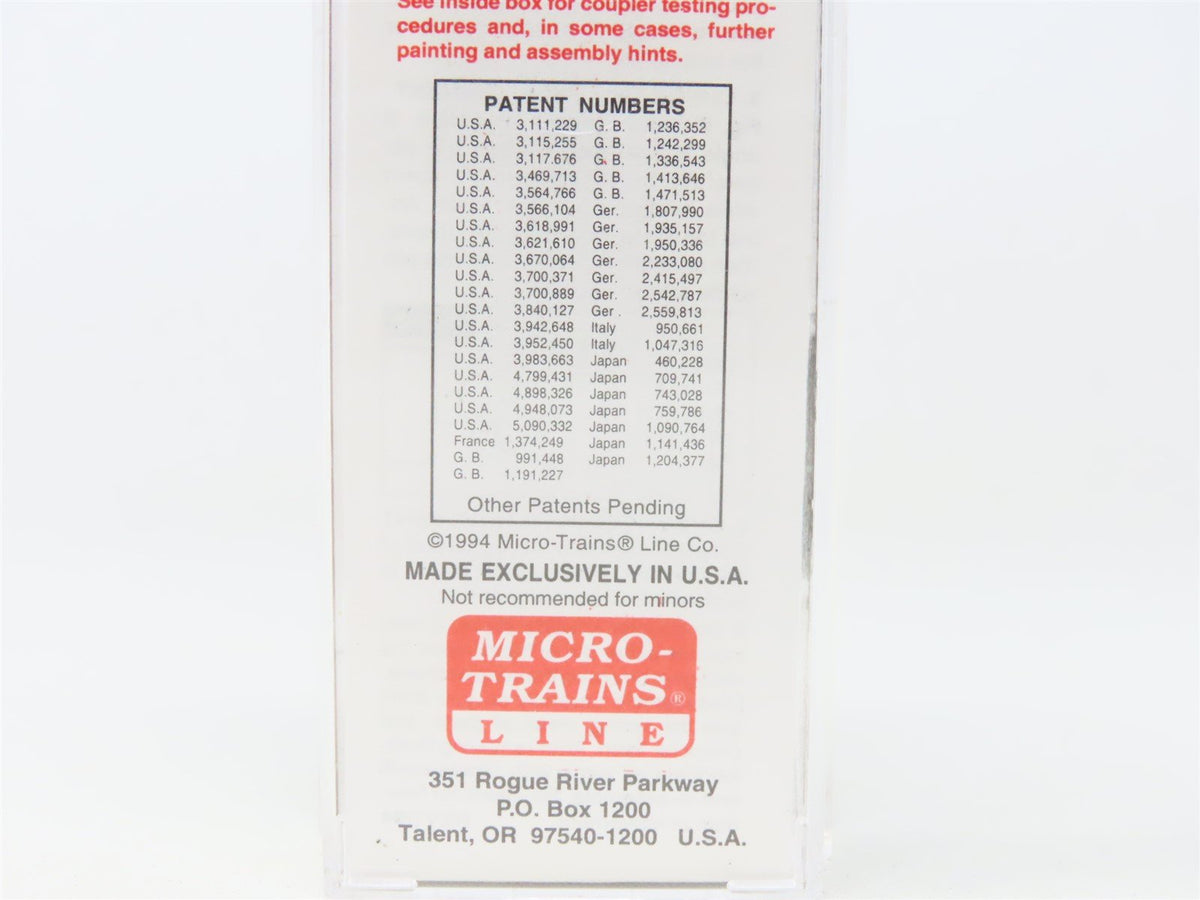 N Micro-Trains MTL 29070 CN Canadian National 40&#39; Outside Braced Box Car #582596