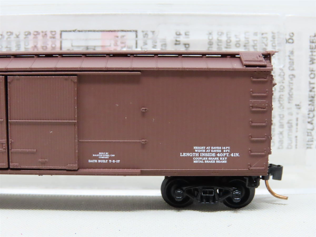 N Scale Micro-Trains MTL 41010 UP Union Pacific 40&#39; Wood Box Car #170774