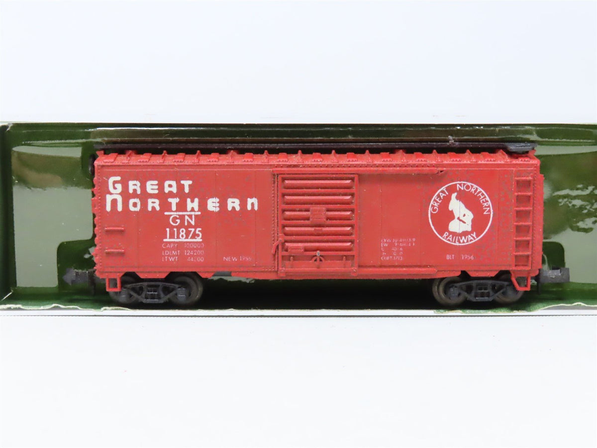 N Scale Postage Stamp Trains 4880-300 GN Great Northern &quot;Goat&quot; Box Car #11875