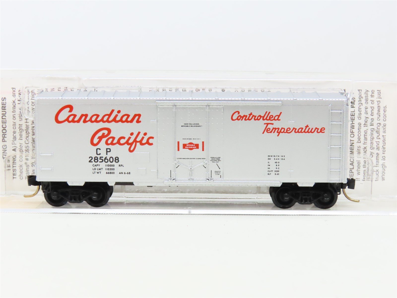 N Scale Micro-Trains MTL 74040/1 CP Canadian Pacific 40' Box Car #285608