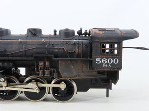 HO Scale IHC MILW Milwaukee Road 2-8-0 Steam Locomotive #5600 - Custom Weathered