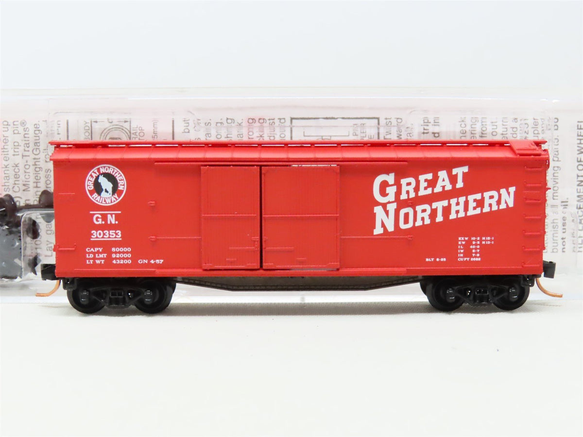 N Scale Micro-Trains MTL 43040 GN Great Northern 40&#39; Box Car #30353