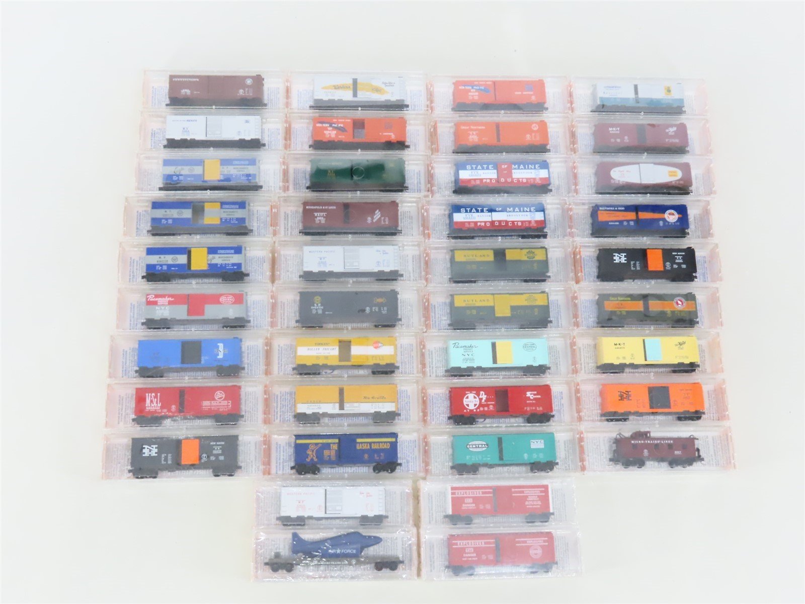 N Micro-Trains MTL Lowell Smith 6464 Series - Complete 36 Car Set +2 Bonus Packs