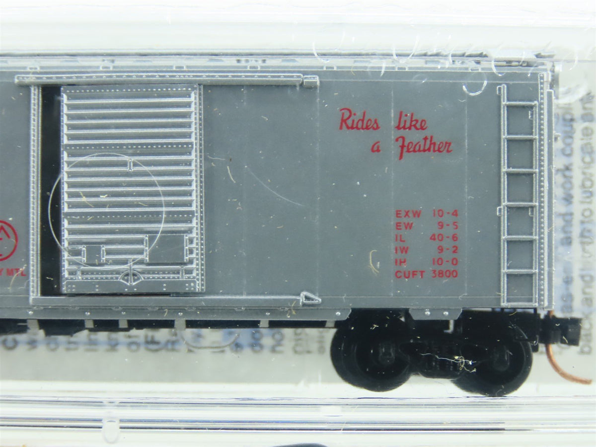 N Micro-Trains MTL Lowell Smith 6464-1b/646403 WP Box Car &amp; MTL Flat Car -Sealed
