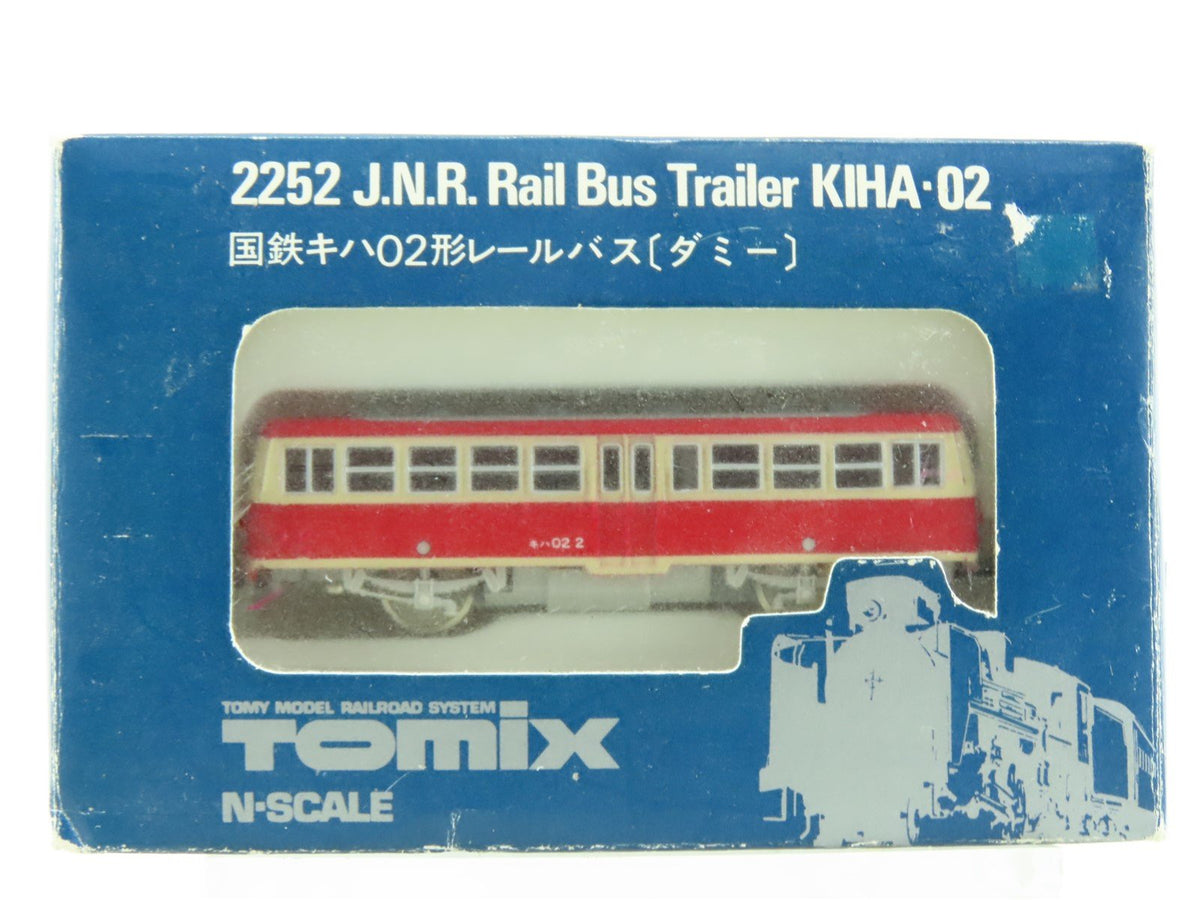 N Tomix 2252 JNR Japanese National KiHa-02 Diesel Rail Bus Trailer - Unpowered