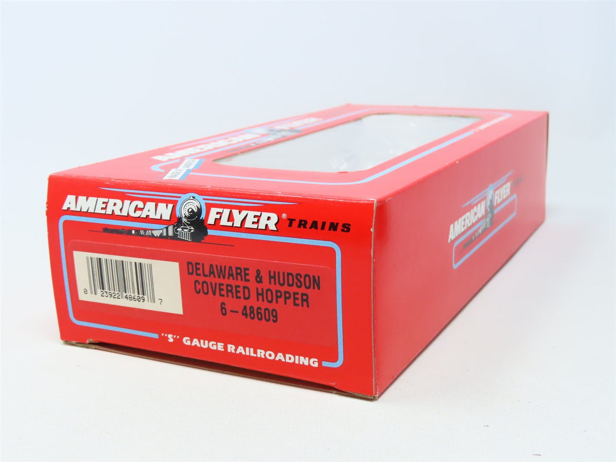S Scale American Flyer 6-48609 D&amp;H Delaware &amp; Hudson 2-Bay Hopper #8609